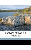 Concreting in Winter