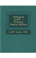 Biological Order