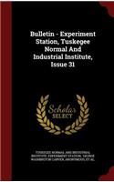Bulletin - Experiment Station, Tuskegee Normal And Industrial Institute, Issue 31