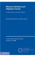 Riemann Surfaces and Algebraic Curves