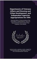 Departments of Veterans Affairs and Housing and Urban Development, and Independent Agencies Appropriations for 1994