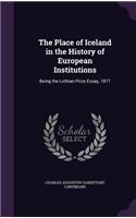 The Place of Iceland in the History of European Institutions