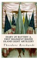 Diary of Battery A, First Regiment Rhode Island Light Artillery