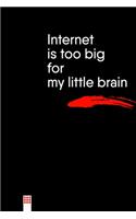 Internet is too big for my little brain