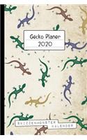 Gecko Planer 2020: Fancy Wochenplaner 2020 für Reptilien-Fans, Salamander-Freaks und Eidechsen-Fans