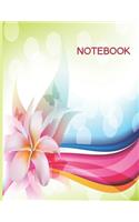 Notebook: Wide lined Notebook Journal with beautiful cover-(kids, girls, boys, women)-100 pages Large (8.5 x 11 inches)