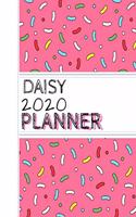 Daisy: : 2020 Personalized Planner: One page per week: Pink sprinkle design