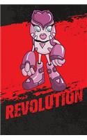 Revolution: 6x9 College Ruled Line Paper 150 Pages