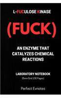 L-Fuculose Kinase (Fuck) an Enzyme That Catalyzes Chemical Reactions: Laboratory Notebook 5mm Grid 100 Pages