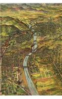 Los Angeles Vintage Map Journal Notebook, 100 pages/50 sheets, 4x6