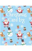 Christmas Card Log