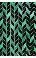 Journal Notebook Abstract Feather Pattern 7