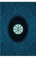 Monogram Basketball Notebook: Blank Journal Diary Log(52 Monogram Cerulean 150 Lined)