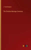 Christian Marriage Ceremony