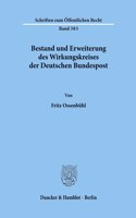Bestand Und Erweiterung Des Wirkungskreises Der Deutschen Bundespost