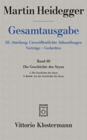 Die Geschichte Des Seyns. 1. Die Geschichte Des Seyns (1938/40) 2. Koinon. Aus Der Geschichte Des Seyns (1939)