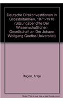Deutsche Direktinvestitionen in Grossbritannien, 1871-1918