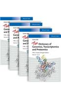 The Dictionary of Genomics, Transcriptomics and Proteomics, 4 Volume Set