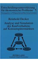 Analyse Und Simulation Des Kaufverhaltens Auf Konsumguetermaerkten