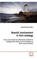 Boards' involvement in firm strategy