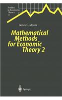 Mathematical Methods for Economic Theory 2