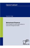Behavioral Finance