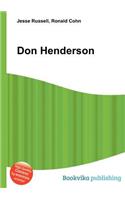 Don Henderson