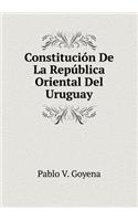 Constitución de la República Oriental del Uruguay