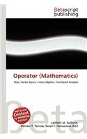 Operator (Mathematics): (English)