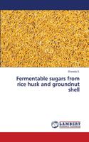 Fermentable sugars from rice husk and groundnut shell