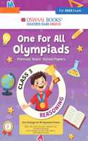 Oswaal One for All Olympiads Previous Year Solved Papers Class 3 Reasoning For 2025 Exam