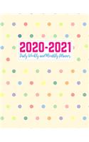2020-2021 Daily Weekly and Monthly Planner