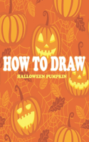 How To draw halloween pumpkin