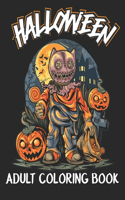Halloween Adult Coloring Book