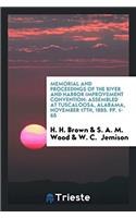 Memorial and Proceedings of the River and Harbor Improvement Convention: Assembled at Tuscaloosa, Alabama, November 17th, 1885. pp. 1-65