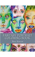 Fantasy Portrait Coloring Book
