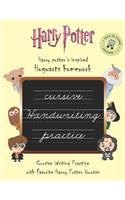 Harry Potter's Inspired Hogwarts Homework: Cursive Handwriting Workbook: Cursive Writing Practice with Favorite Harry Potter Quotes