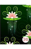2020 Weekly Planner - Dot Grid - Waterlily