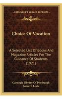 Choice of Vocation