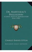 Dr. Martineau's Philosophy