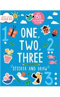 One, Two, Three Sticker and Draw