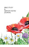 Bible Study and Sermon Notes Journal