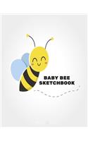 Bee SketchBook: Sketchbook for bee lovers - Composition Size (8,5"x11")