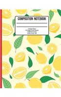Composition Notebook College Ruled