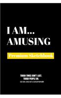 I Am Anew: Premium Blank Sketchbook
