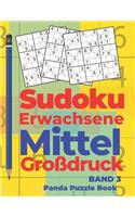 Sudoku Erwachsene Mittel Großdruck - Band 3