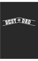 Best Dad: Notebook, Journal - Gift Idea for Expectant Fathers - checkered - 6x9 - 120 pages