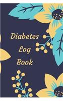 Diabetes Log Book: Weekly Diabetes Record for Blood Sugar, Insuline Dose, Carb Grams and Activity Notes - Daily 1-Year Glucose Tracker - Diabetes Journal - yellow and 