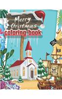 Merry Christmas coloring book: An Adult Coloring Book with Fun, Easy, and Relaxing Designs Paperback