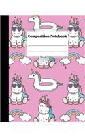 Cute Unicorn Composition Notebook